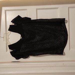 Black sheer top